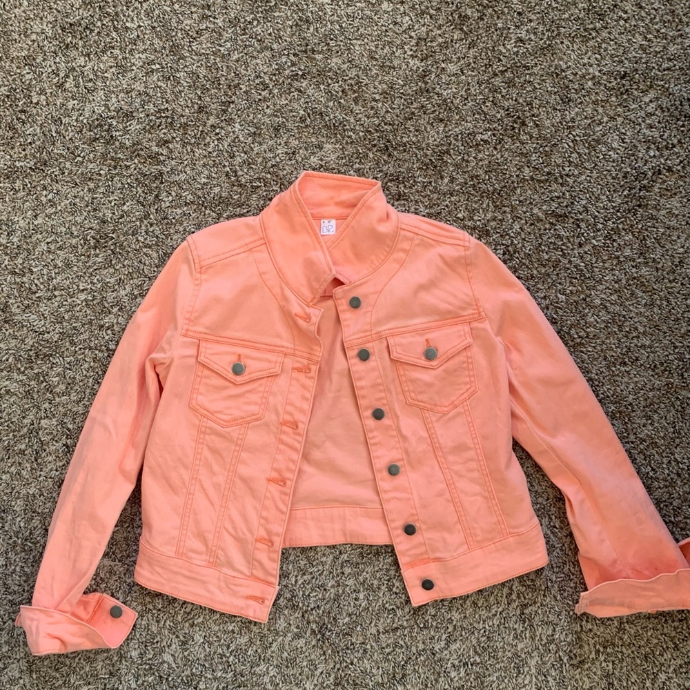 Peach Jean Jacket, Size M, Brand: BP
